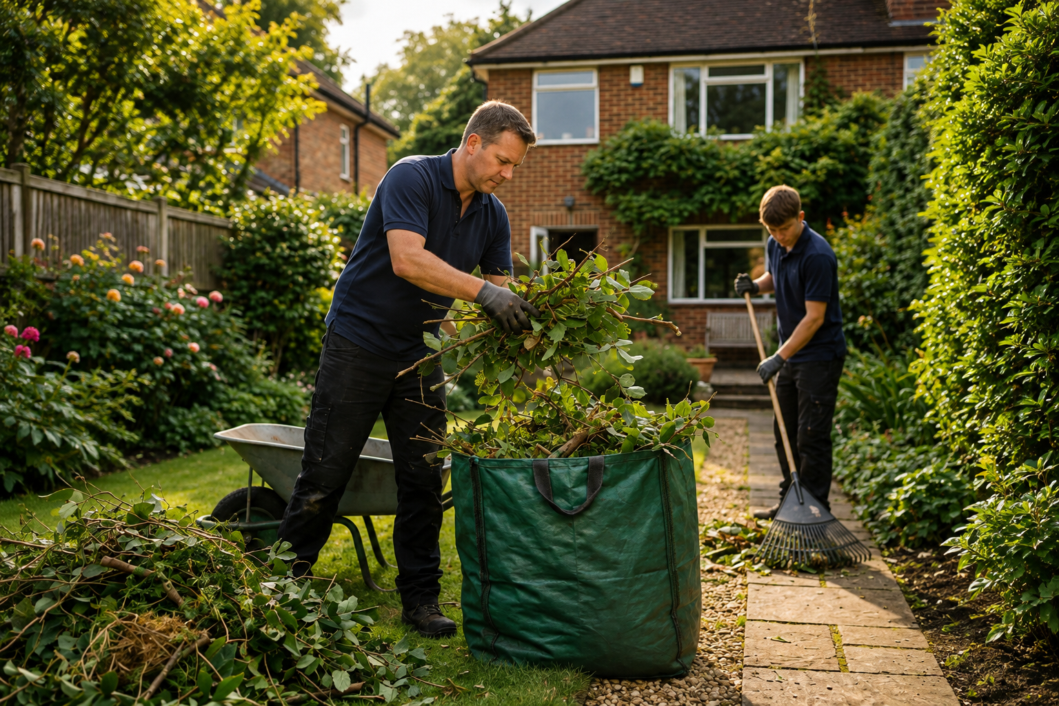 F.M Stewart Gardening providing waste removal