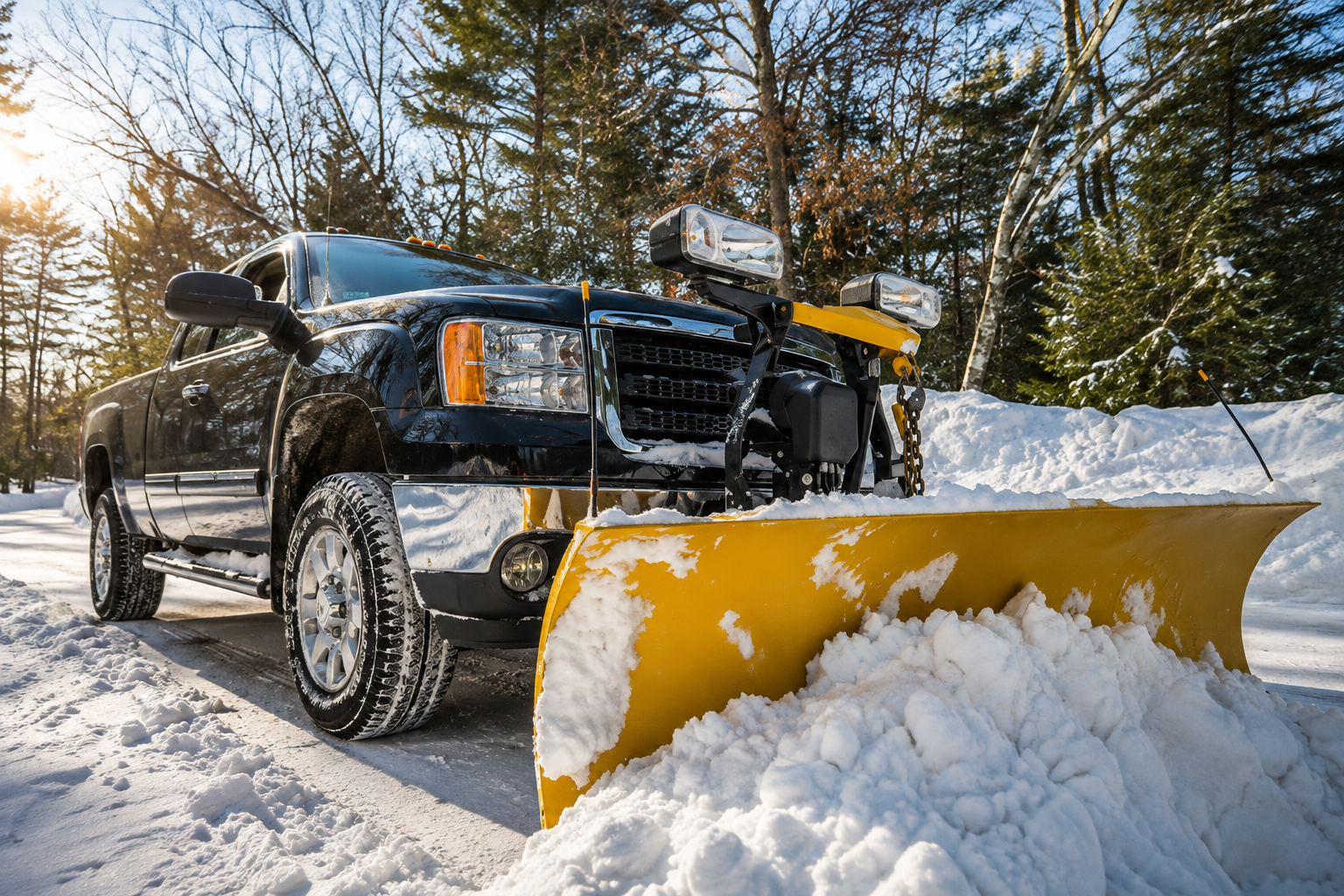 F.M Stewart Gardening providing snow removal & salting
