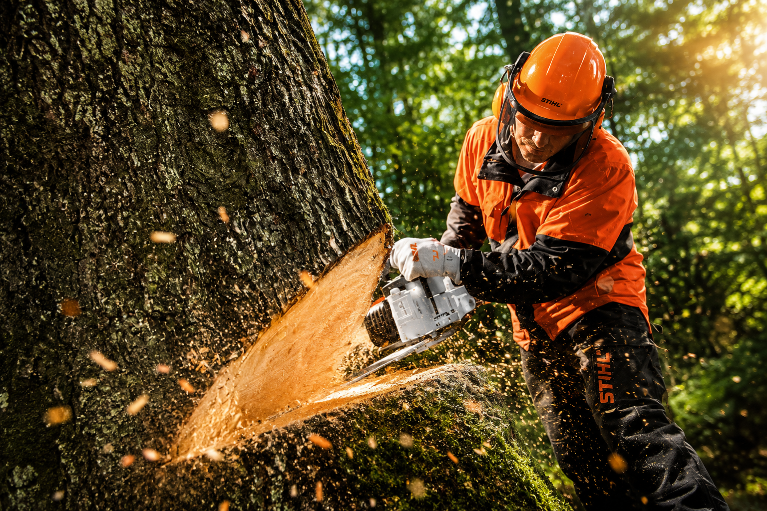 F.M Stewart Gardening providing tree felling