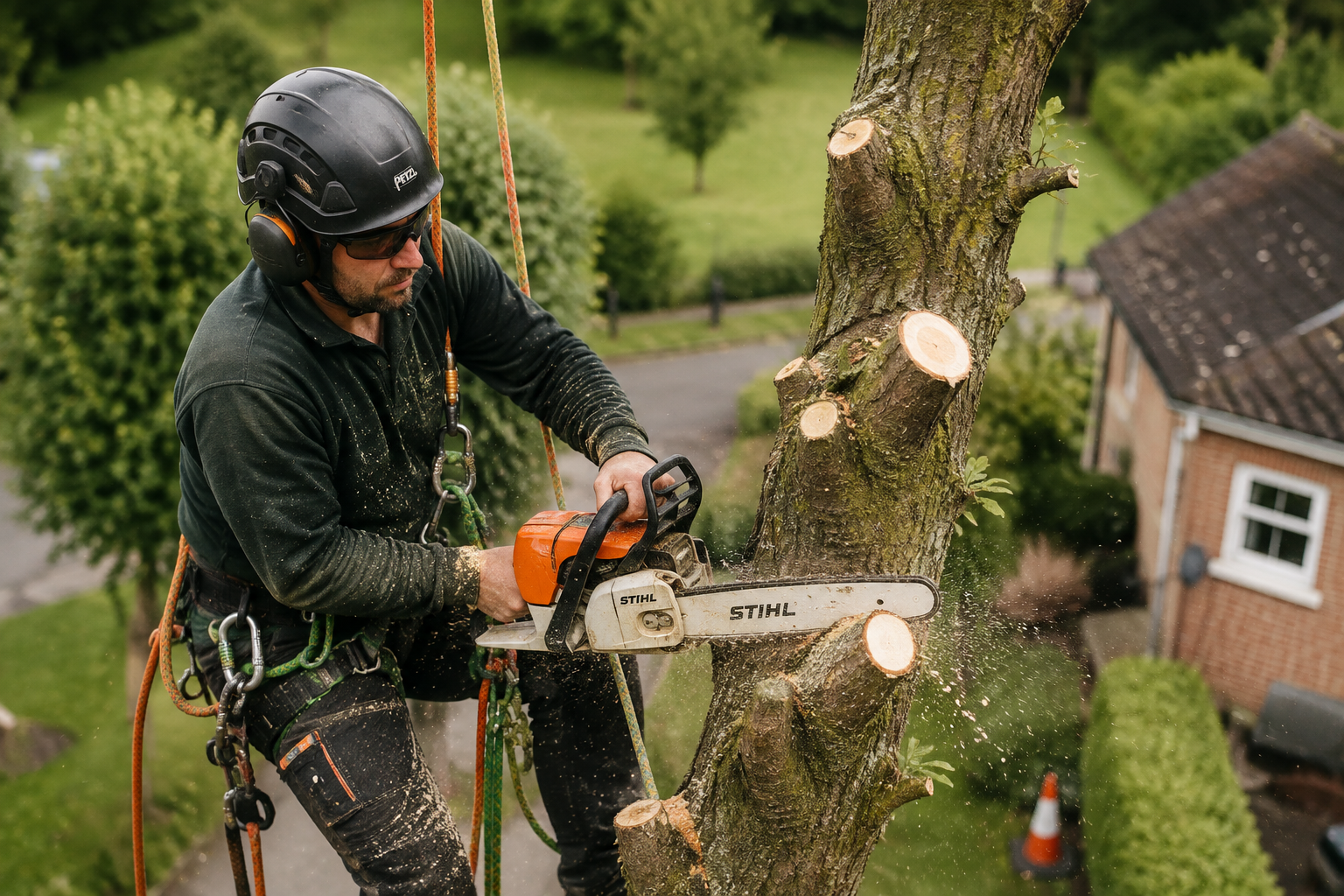 F.M Stewart Gardening providing tree surgery