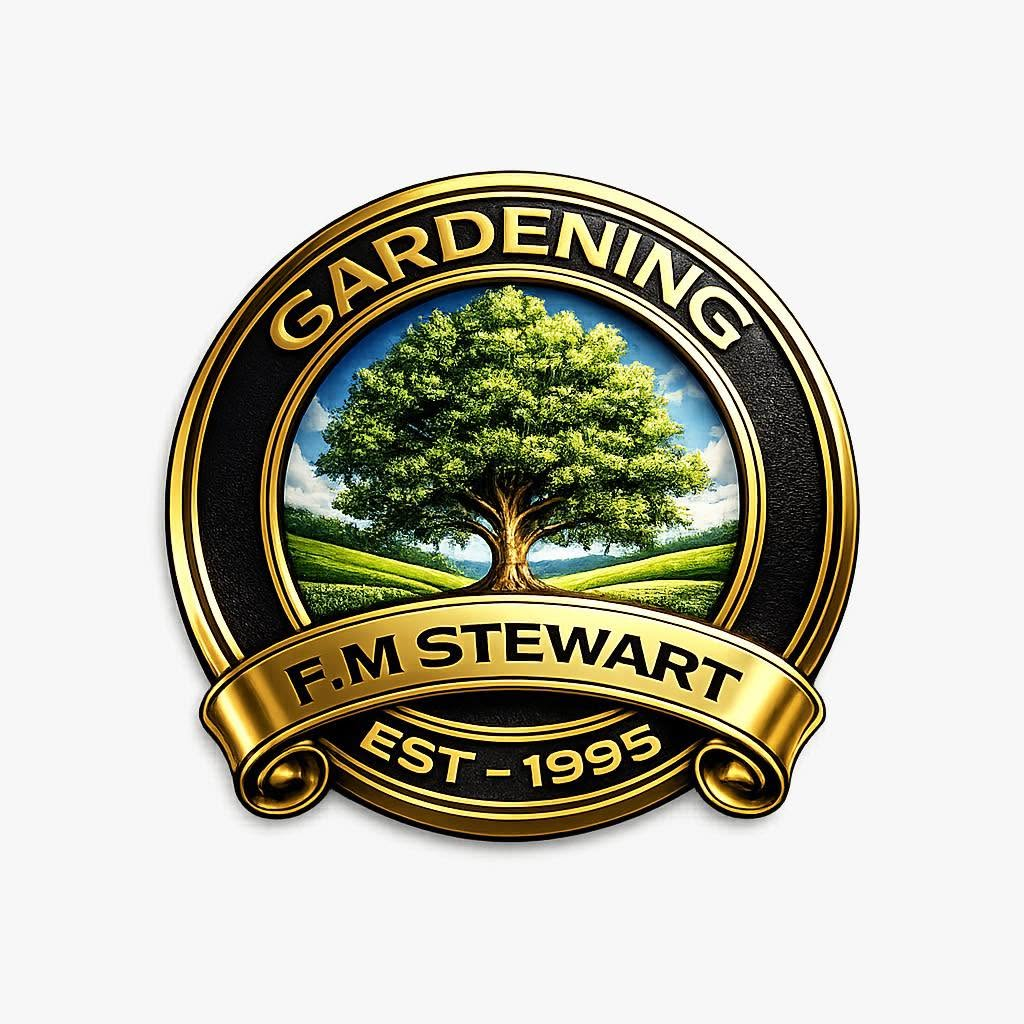 F.M Stewart Gardening logo